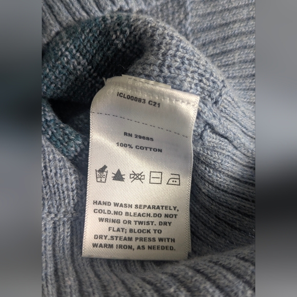 Pendleton Southwestern Cotton Sweater XL Geometric Knit  Western Boho Heritage - Picture 13 of 13